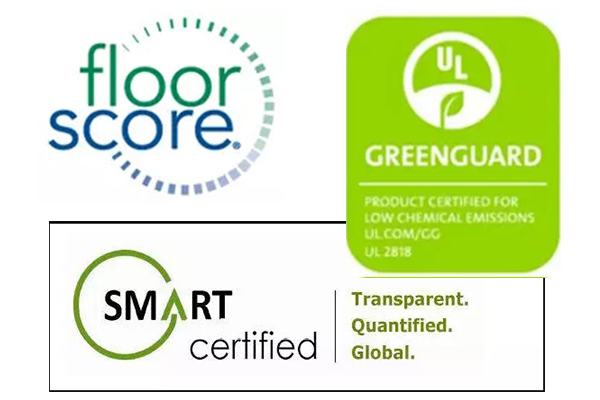 FloorScore、Greenguard、SMaRT產(chǎn)品認(rèn)證